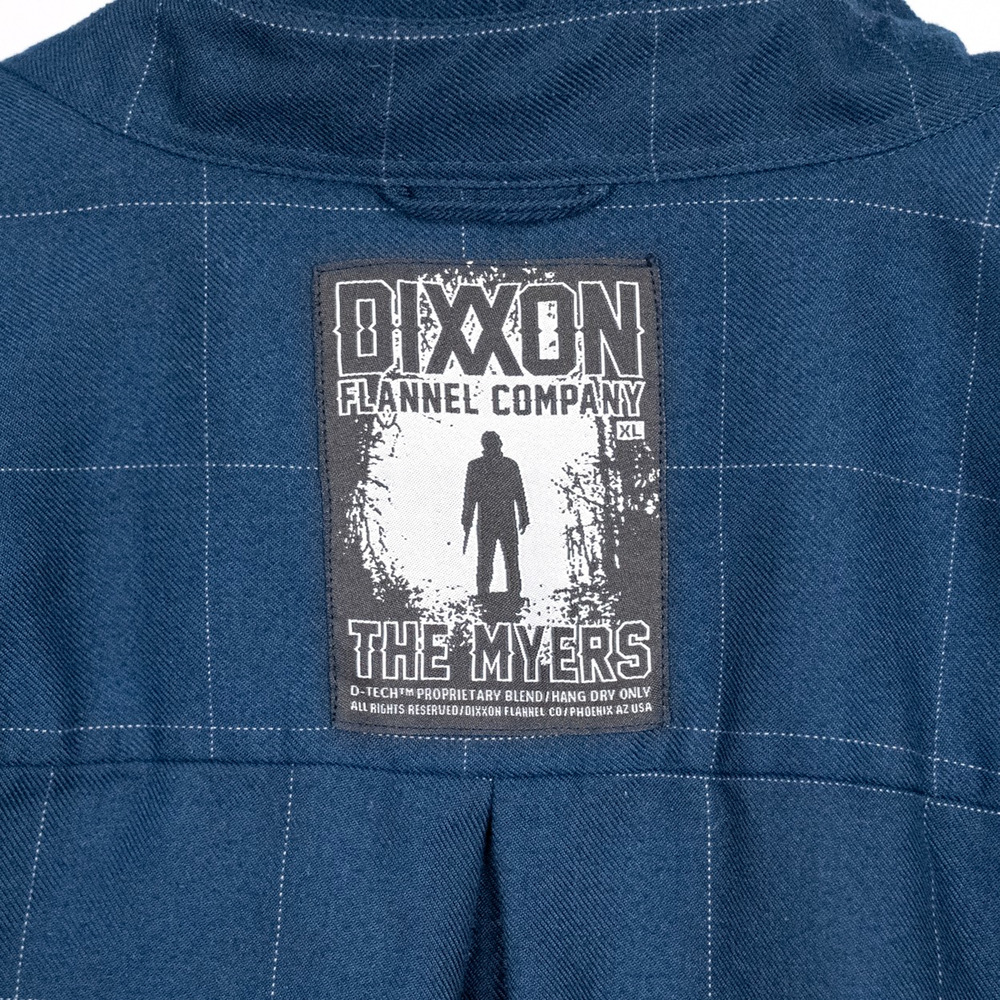 Dixxon Flannel Company The Myers Plaid Men's XL Halloween Trick or Treat Buttons